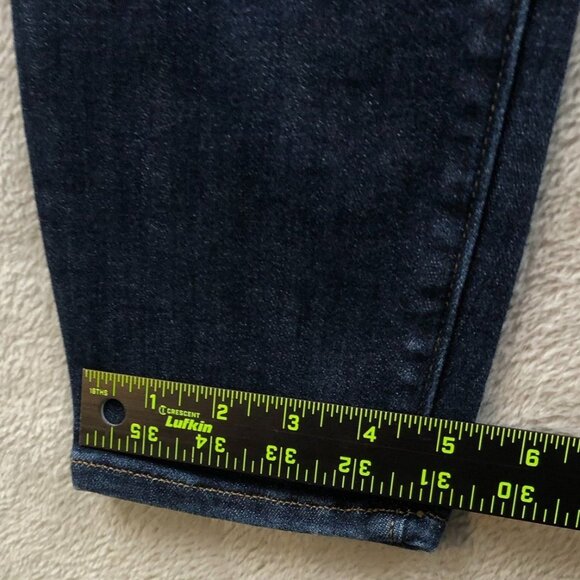 Lands End Womens Mid Rise Pull-On Skinny Jeans Size 6P Blue Denim Casual Stretch - Picture 8 of 16